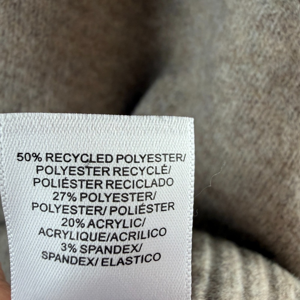 Lucky Brand Womens Sweater Vneck Oversized Soft Minimalist Preppy Size Large - Picture 8 of 8